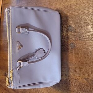 Prada saffiano lux bag.